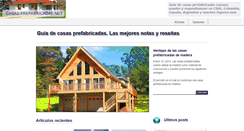 Desktop Screenshot of casasprefabricadasnet.com